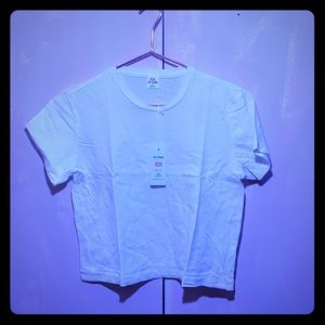 RE/DONE // Hanes 1950s Boxy Crop Tee